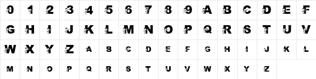 pf_boyo-1 Regular  glyph index