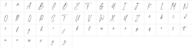 Neutral Autumn Demo Regular  glyph index