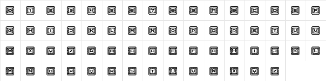 Before Regular  glyph index