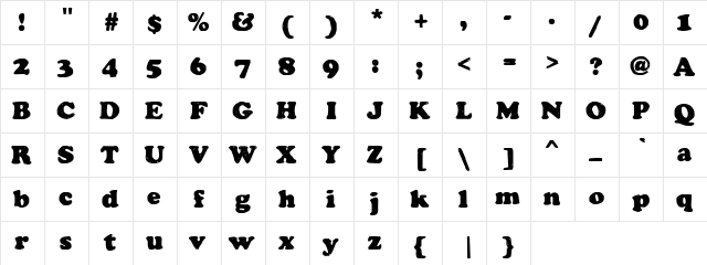 Manual Cookie Bucket Regular  glyph index