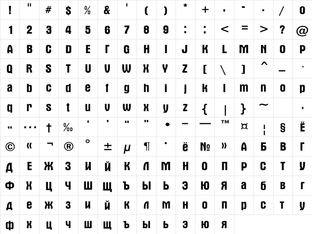 a_AlternaRg Demi  glyph index