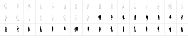 passarela passarela  glyph index