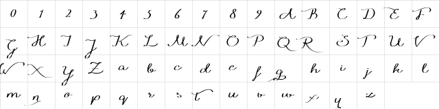 Windy Rain Demo Regular  glyph index