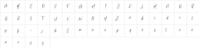 Osirish Free Regular  glyph index