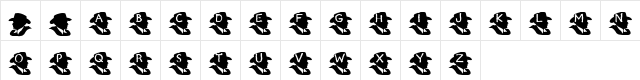 KR Maverick Regular  glyph index