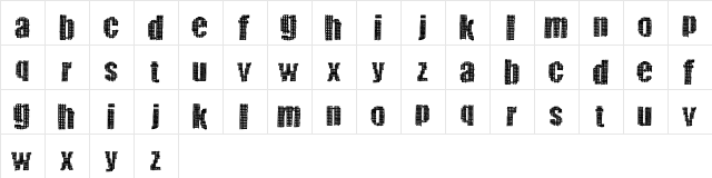 GreatVengeance Regular  glyph index
