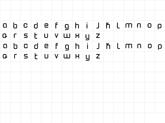 estro1 Regular  glyph index