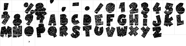 Children's Theater Regular  glyph index