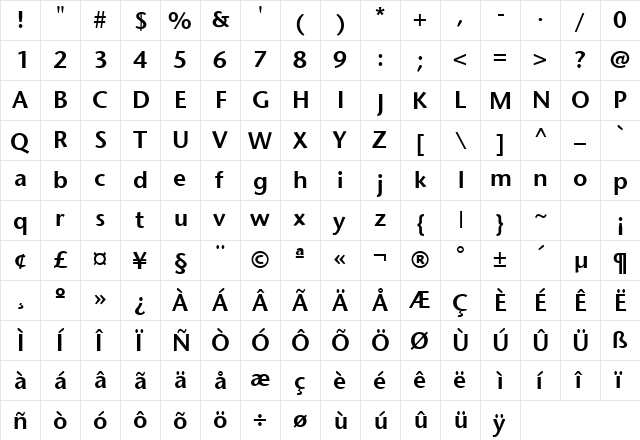 2Sto Regular  glyph index