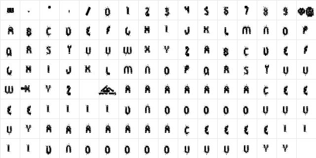 Spr䣫aren Regular  glyph index