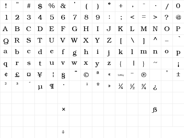 Remember 2 Regular  glyph index
