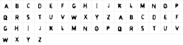 Entropy Regular  glyph index