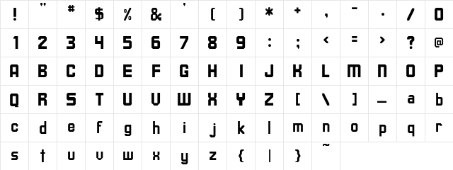 Upsilon Regular  glyph index