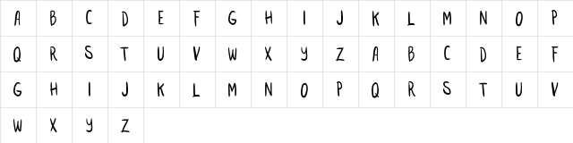 RUSAK Regular  glyph index