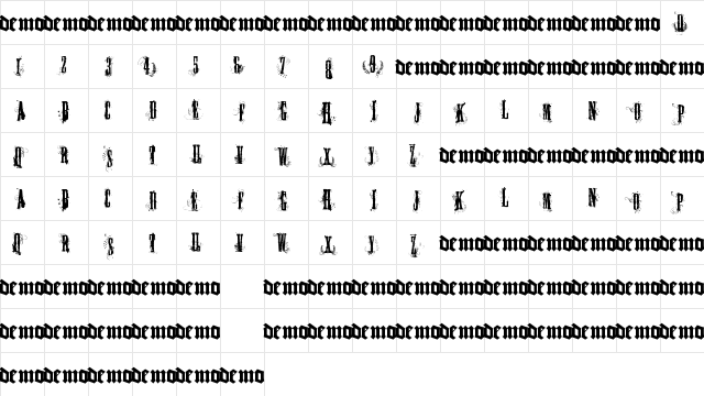 FUCK YOU LAS VEGAS Regular  glyph index