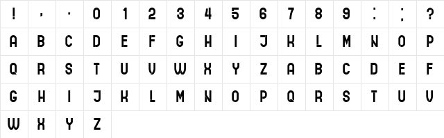 Indirect Implication Regular  glyph index