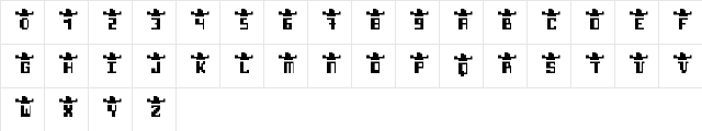 Yenriba Regular  glyph index