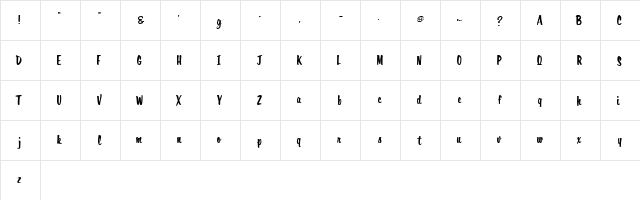 1 ScriptBoy DNA Regular  glyph index