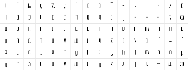 Dystorque BRK Normal  glyph index