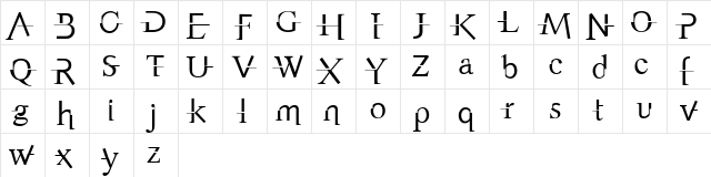Appendix Normal  glyph index