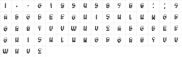 Enough Hollow Regular  glyph index