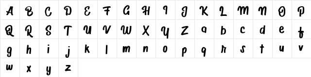 Adirolies FREE Regular  glyph index