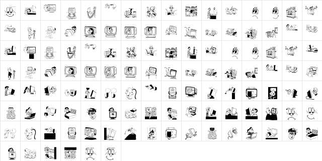 Users Regular  glyph index