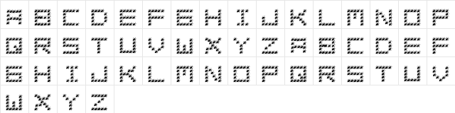 pf_bettles Regular  glyph index