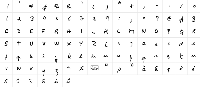 JIMMY1 JIMMY1  glyph index