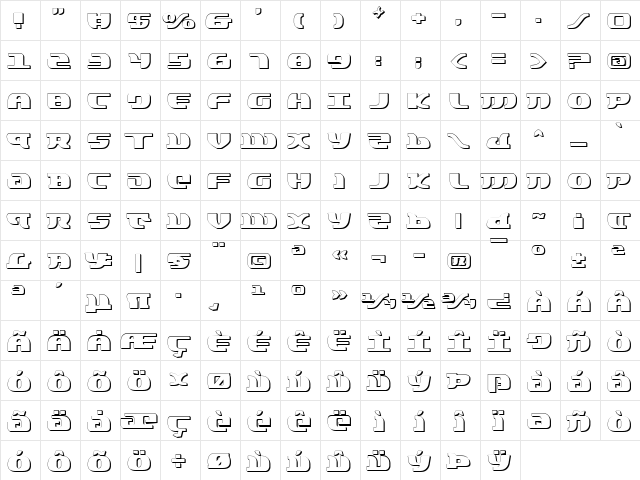 Lord of the Sith Shadow Shadow  glyph index