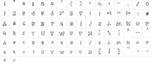 Mangrio_Aziz_Dharejo_Dedar_Wood Regular  glyph index