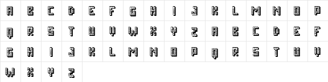 Toys Shadow Regular  glyph index