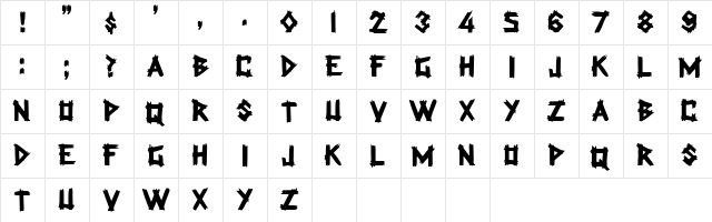 Expiry Normal  glyph index