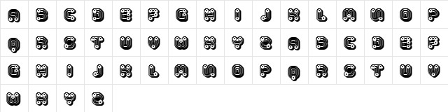 Signal Light Regular  glyph index