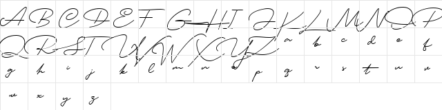 Blankid Regular  glyph index