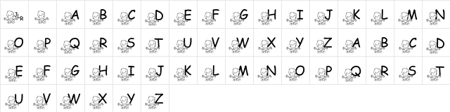 FL Meditatin' Nate Regular  glyph index