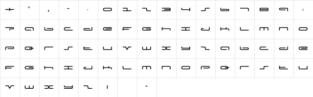 DS PoddC Regular  glyph index