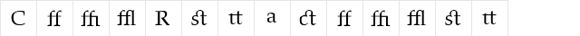 Hawkhurst LT Std RegularAlt Regular  glyph index