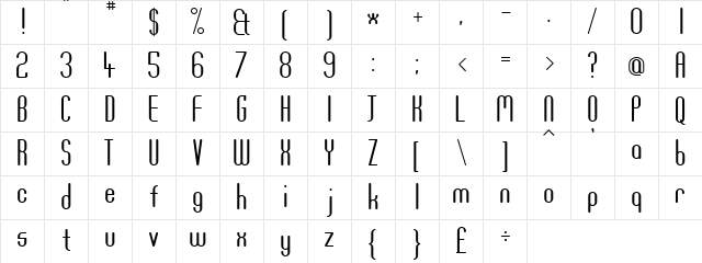 DF667  Plastic Jesus Regular  glyph index