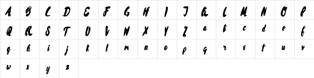 Rissa Typeface Demo  glyph index