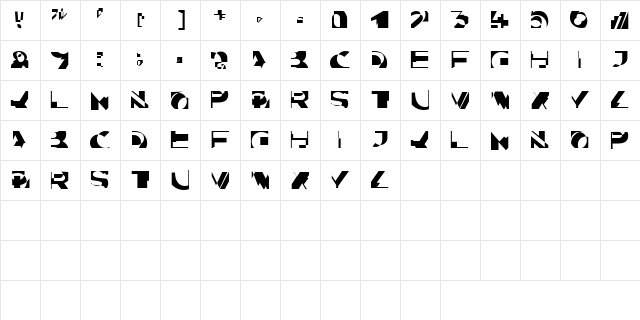 KahunaCapsSSK Regular  glyph index