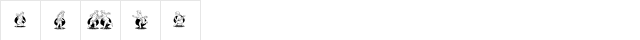 Engle Regular  glyph index