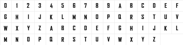 Ambyar Regular  glyph index