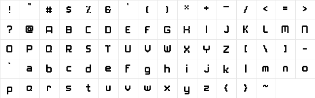 PlayMeGames Demo  glyph index