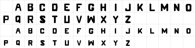 LM Caps Regular  glyph index