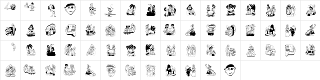 PiratesOne Regular  glyph index