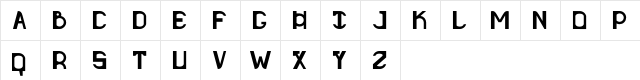 Rotundum - Demo Regular  glyph index