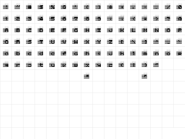 Logic twenty-five Normal Regular  glyph index