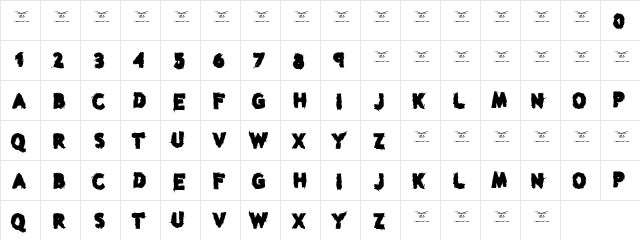 why so serious Regular  glyph index