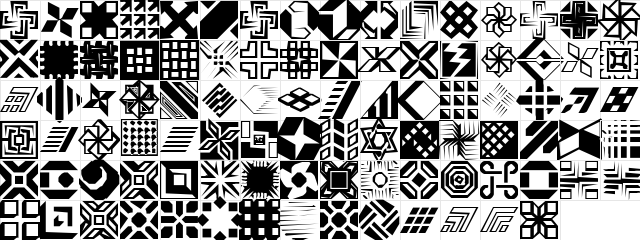 WociDings Regular  glyph index